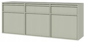 Komoda Selsey 154 x 39 x 61,6 cm odstíny zelené matné