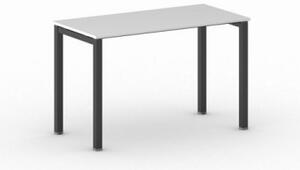 Stůl Square s černou podnoží 1200 x 600 x 750 mm, bílá