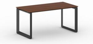 Kancelářský stůl PRIMO INSPIRE, černá podnož, 1600 x 800 mm, třešeň