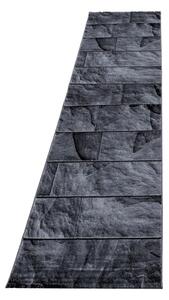 Tmavě šedý běhoun 80x300 cm Parma – Ayyildiz Carpets