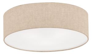 Béžové stropní svítidlo s textilním stínidlem ø 60 cm Thor – Fischer & Honsel