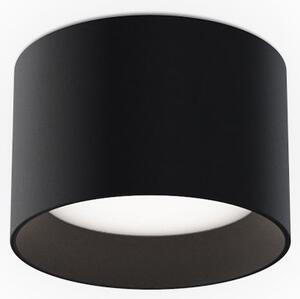 Led2 Stropní LED svítidlo ZETA ON XS, 8W, ⌀ 9 cm Barva: Černá, Stmívání a řízení: ON/OFF (bez stmívání)