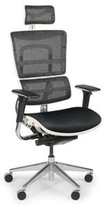 Multifunkční kancelářská židle WINSTON WHITE SAB, černá/bílá
