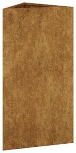 Zahradní truhlík 40 x 34,5 x 75 cm cortenová ocel