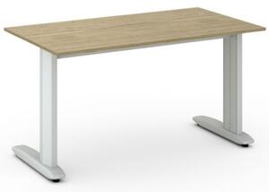 Kancelářský psací stůl PRIMO FLEXIBLE 1600 x 800 mm, dub přírodní
