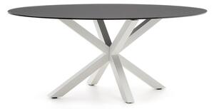 Jídelní stůl se skleněnou deskou 100x200 cm Argo – Kave Home