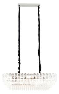 KŘIŠŤÁLOVÉ ZÁVĚSNÉ SVÍTIDLO, 94/33/150 cm Glandor