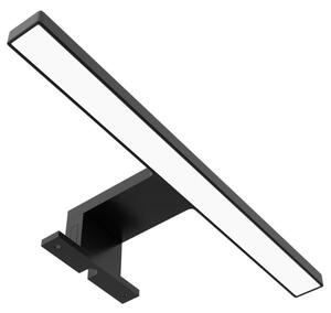 Koupelnové LED světlo nad zrcadlo 30cm, 5W, 410lm, denní, černé, vodorovná montáž
