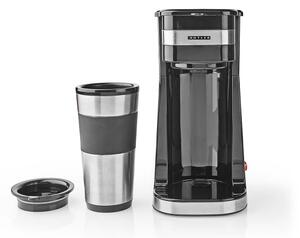 Butler - Kávovar na jeden hrnek 0,4 l s cestovním hrnkem 750W/230V nerez/černá