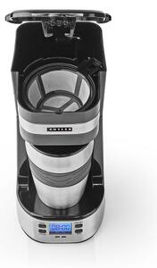 Butler- Kávovar na jeden hrnek 0,4 l s čas. a cest. hrnkem 750W/230V nerez/černá