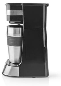 Butler- Kávovar na jeden hrnek 0,4 l s čas. a cest. hrnkem 750W/230V nerez/černá