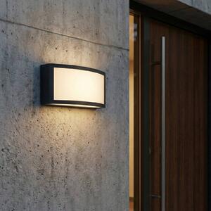 OSRAM venkovní nástěnné svítidlo ENDURA CLASSIC CUADRA, tmavě šedá, IP65, stmívatelný, Hliník / šedá / zinek, Hliník, Moderní