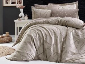Brotex Povlečení Satén Rovena mocca 50x70 cm