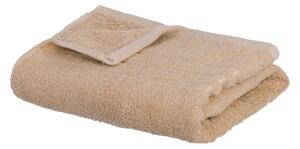 Béžový froté bavlněný ručník 50x100 cm Simple – Casa Selección