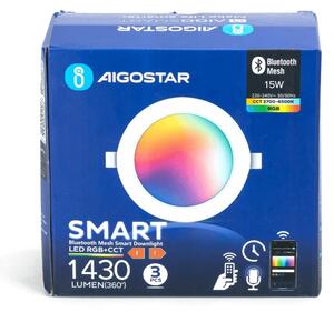 Aigostar-SADA 3x LED RGBW Stm. podhl. svítidlo MESH 15W/230V 2700K-6500K pr.17cm