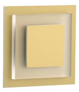 LDST SU-01-SZ-BC8 - LED schodišťové svítidlo SUNNY 8xLED/1,2W/230V zlatá 3500K