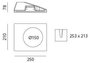 Nástěnné svítidlo ALTO 1xGU10/35W/230V