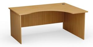 Ergonomický kancelářský pracovní stůl PRIMO Classic, 1600 x 1200 mm, pravý, buk