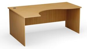 Ergonomický kancelářský pracovní stůl PRIMO Classic, 1800 x 1200 mm, levý, buk