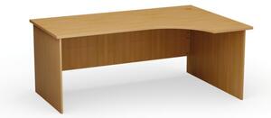 Rohový kancelářský pracovní stůl PRIMO Classic, 1800 x 1200 mm, pravý, buk