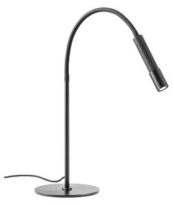 Redo Stolní LED lampa DRILL 8W, v. 84,5 cm flexibilní, CRI90, stmívatelná Barva: Černá, Barva světla: 3000K