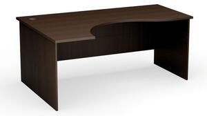 Ergonomický kancelářský pracovní stůl PRIMO Classic, 1800 x 1200 mm, levý, wenge