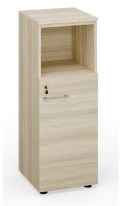 Kombinovaná kancelářská skříň PRIMO, 1087 x 400 x 420 mm, dub přírodní