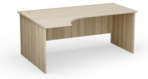 Rohový kancelářský pracovní stůl PRIMO Classic, 1800 x 1200 mm, levý, dub přírodní