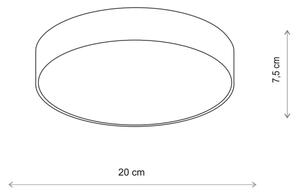 Brilagi - LED RGBW Stmívatelné stropní svítidlo CLARE 1xE27/9W/230V Wi-Fi béžová