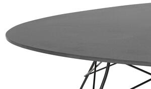 Venkovní stůl GLOSSY OVAL, více variant - Kartell Barva: Černá/černá