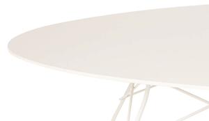 Venkovní stůl GLOSSY OVAL, více variant - Kartell Barva: Bílá/bílá