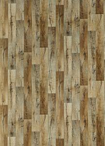 Breno PVC GREENLINE Hunter Oak 043 – hnědé dřevo, šíře 400 cm