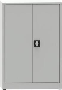 Dílenská policová skříň na nářadí KOVONA JUMBO, 2 police, svařovaná, 800 x 500 x 1150 mm, šedá