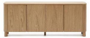 Komoda v dekoru jasanu v přírodní barvě 200x79x40 cm Salaya – Kave Home