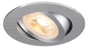 LA 1007370 NEW TRIA® 68 stropní vestavné svítidlo, kulaté, max. 10W GU10, hliník - BIG WHITE (SLV)