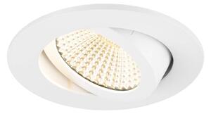 LA 1007391 NEW TRIA® 68 stropní vestavné svítidlo, 3000K, 60°, IP 20, kulaté, bílá - BIG WHITE (SLV)
