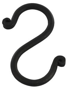 Kovový háček Antique Coal 11 cm