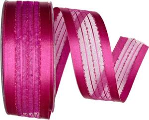 Stuha saténová SANTIAGO FUCHSIA fuchsia A 40mm x 20m (8,-Kč/m)