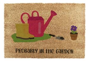 Rohožka z kokosového vlákna 40x60 cm Probably in the Garden – Artsy Doormats