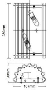 Kichler KL-CRYSTAL-SKYE2 - LED Nástěnné svítidlo CRYSTAL SKYE 2xG9/3W/230V