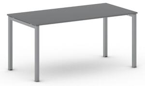 Kancelářský stůl METAL, 160x80 cm, grafit