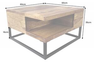 Designový konferenční stolek Jumbo 60 cm Sheesham
