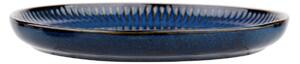 Altom Porcelánový dezertní talíř Reactive Stripes modrá, 20,5 cm