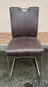 Jídelní židle LENY broušená kůže/kov Nábytek | Jídelní prostory | Jídelní židle | Všechny jídelní židle