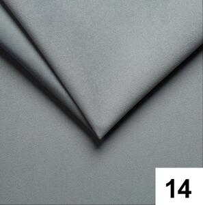 Čalouněná postel boxspring DIRELIS TRINITY 140x200 cm šedá Matrace: Matrace Bonell pružinová