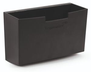 Magnetický plastový držák na příslušenství k tabuli, 153 x 69 x 98 mm, černý