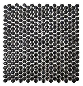 Kamenná mozaika Premium Mosaic Stone černá 30x30 cm leštěná STMOSDIA15BKP