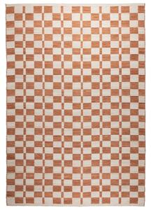 Oranžovo-béžový koberec ZUIVER CHECKER 160 x 230 cm