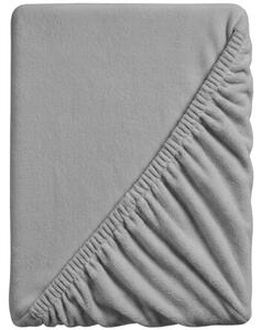 Prostěradlo mikroplyš SOFT 90x200 cm světle šedé