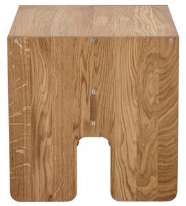 Hnědý dubový stůl Bloomingville Bas 60 x 50 cm
